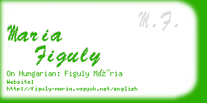 maria figuly business card